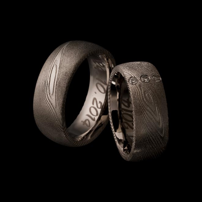 Trauringe Damias Ring + Diamonds